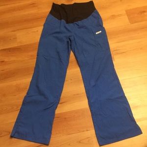 Cherokee Maternity scrub pants, Royal Blue